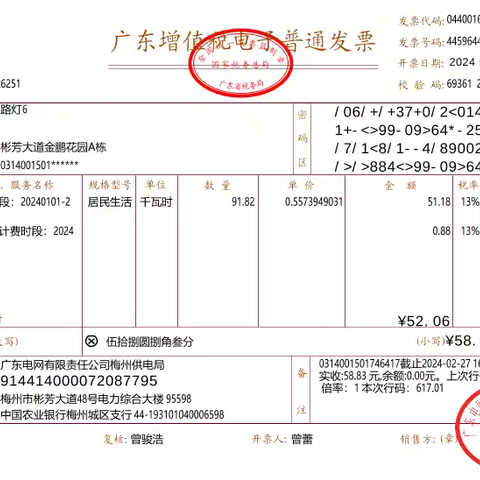 2024金鹏A2电费