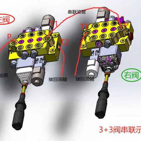 3+3电控阀（油管串联）说明 2024-4-16