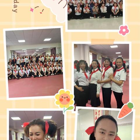 愿你永保童心笑容纯真依旧（汉江老年大学形体五班大朋友们的六一节日