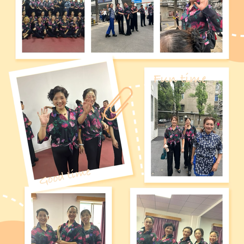 汉江老年学校廖新红模特四班开课纪实                  优雅从每一步开始