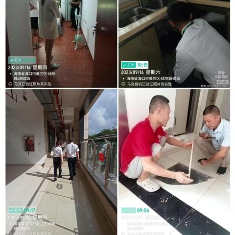 绿地城璟园物业服务中心第二周工作汇报