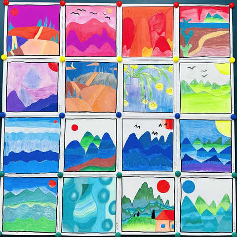 以“美”育人   “术”你闪亮 ‍——历山中心校美术素养展示活动 ‍