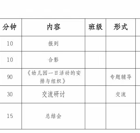 规范保教，促进幼儿和谐发展——官屯中心幼儿园教研活动