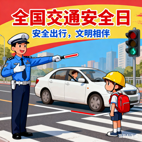 音九小“全国交通安全日”致学生家长的一封信