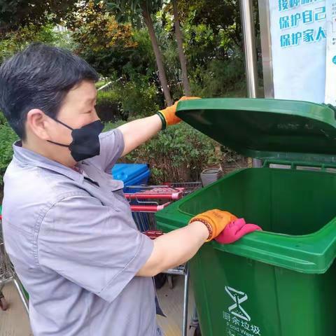 等驾坡街办雁影风笛小区垃圾分类日报