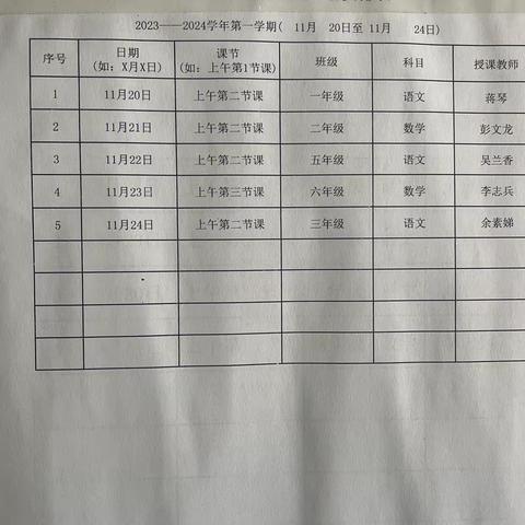 听课周课堂，怒放的风采——礼林镇柴家小学听课周活动