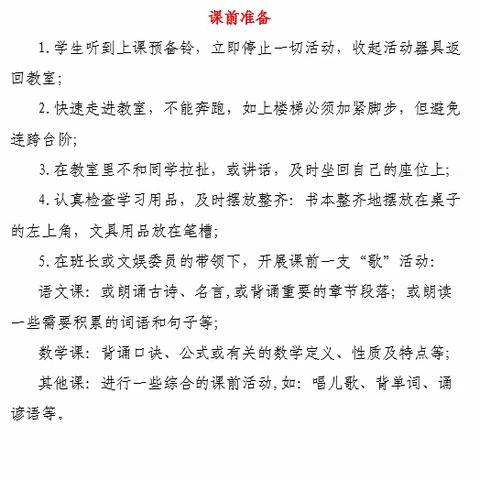 董市小学“学常规，正言行”系列德育活动之课前准备