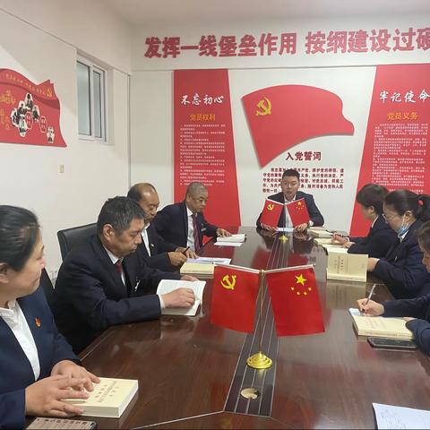 桥西支行党支部扎实开展学习习近平新时代中国特色社会主义思想主题教育理论学习