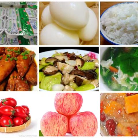 涟水县安东学校附属广州路幼儿园 第六周美食公告 （3.17-3.21）