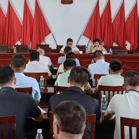波莲镇传达学习省委组织部第二期组工业务学堂会议精神