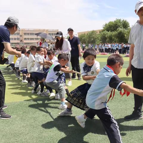 兵地融情“手拉手”，实践交流促融合——四十六团学校联合尕孜库勒乡中心小学举办兵地学校趣味运动会