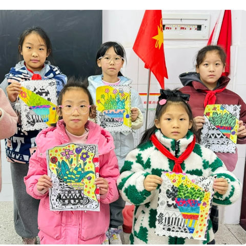 美术社团： ‍用线条与色彩编织梦想