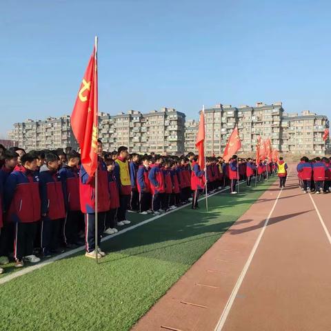 以学生之姿，塑团结之魂—求实中学冬学段会操比赛