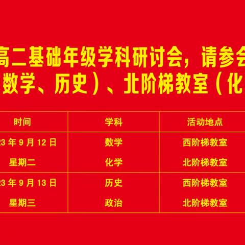 研思赋能强课堂 共研共学共成长—全市高一高二基础年级数学、化学、历史、政治学科研讨会在滕州二中举行