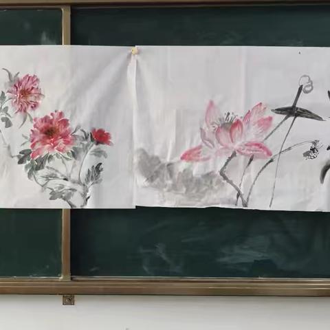 合力写丹青，和谐乐融融——郭根会写意花鸟画班课堂教学