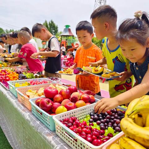 快乐“食”光  美味“童”享——潘刘幼儿园迎“六一”自助餐活动