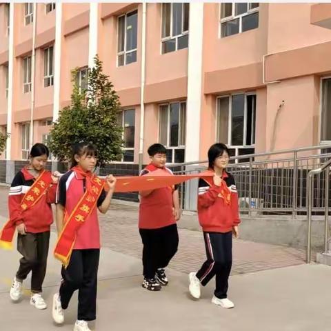 高庄子中心小学开学升旗仪式