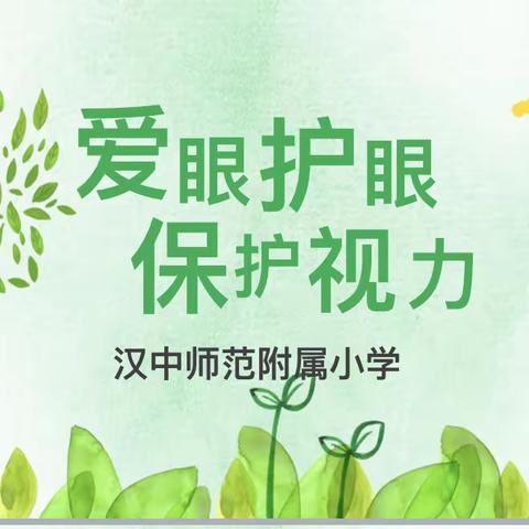 爱眼护眼，保护视力，我们在行动——汉师附小三年级8班队会活动顺利举行