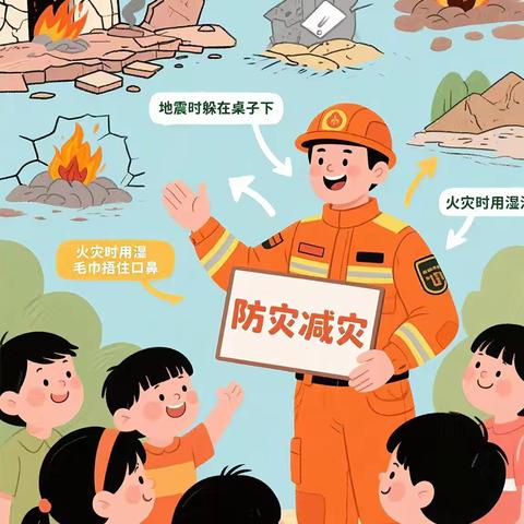 轻松学防灾，安全伴成长——宿豫区大兴中心幼儿园“国际减灾日”知识宣传