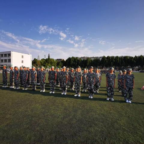 七年级八班体能训练营第一天