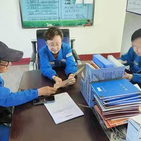 中转站车间认真开展“安全生产月活动”