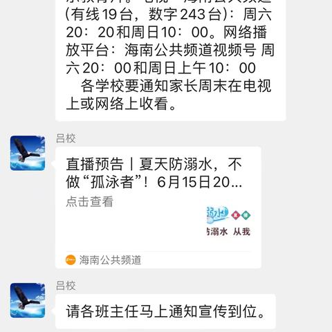 夏天防溺水 不做“孤泳者”——海南省农垦直属第二小学组织家长学生观看防溺水警示教育专题片活动