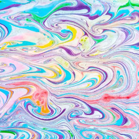 “以水作画水拓成花”——榆林市妇联幼儿园中五班水拓画之旅