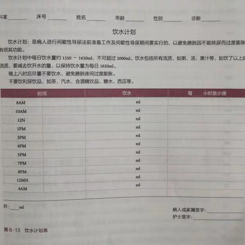 清洁间歇性导尿技术健康教育