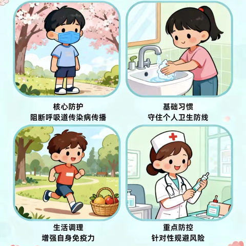 健康小卫士养成记 ‍——校园传染病防控指南