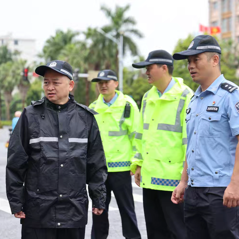 台风“摩羯”过境，儋州公安交警全力以“复”平安畅通路