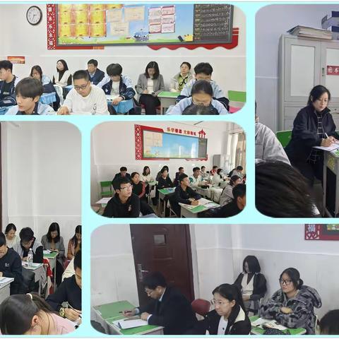 聚焦课堂促提升 把脉中考助前行 ——学校领导深入初四毕业班 听课指导活动