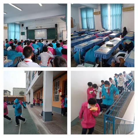 消防演练始于心  防患未然始于行 ——安阳市第四中学西校区开展应急避险及消防逃生应急疏散演练活动