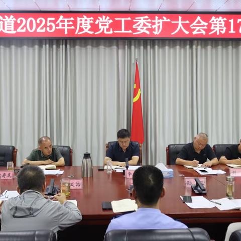 【干事创业 幸福普集】普集街道召开2025年度党工委扩大会第17次会议