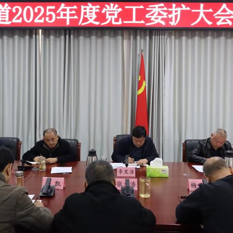 普集街道召开2025年度党工委扩大会第24次会议