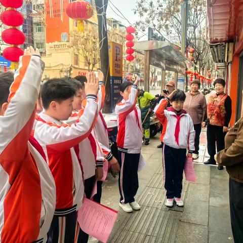 红领巾学雷锋，文明实践我行动