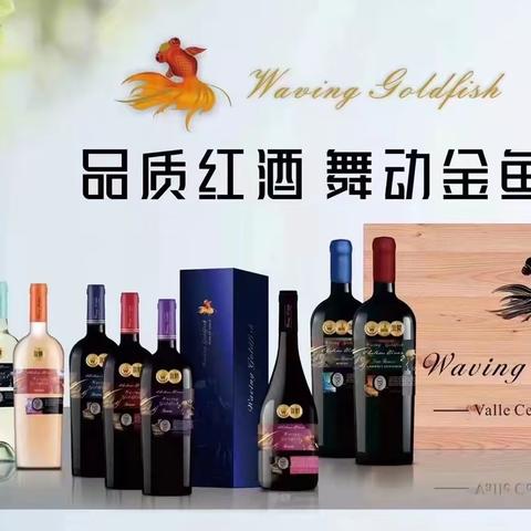 舞动金鱼家族珍藏红葡萄酒送礼招待酒