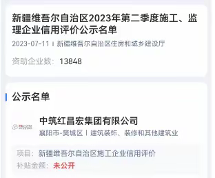 喜报|中筑红昌宏全国布局 省级荣誉再上新！