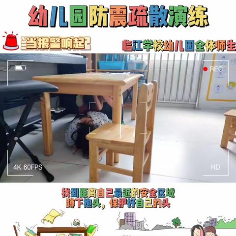 遇到地震我不怕——临江学校幼儿园防震减灾主题教育