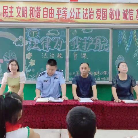 法律为我护航——大苏山中心学校（李湾小学）法治报告会