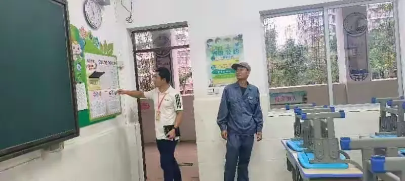 简篇-全力以“护”,点亮安全开学季 ——海口市海甸小学2024年春季开学前校园安全隐患排查工作