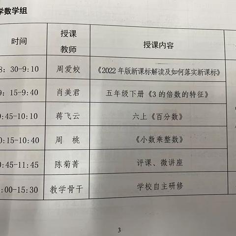 聚焦课标新视角，探索课堂新风采---坪上镇践行精致教育之小学数学青年教师培训