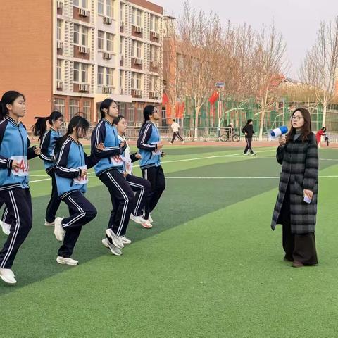少年自有少年狂，乘风破浪体考场——记录东营区第一中学九年级体测现场 ‍ ‍