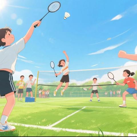 激情飞扬，“羽”你同行——张家川县实验中学初中部羽毛球社团