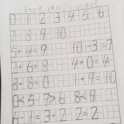 11月6日数学小练笔