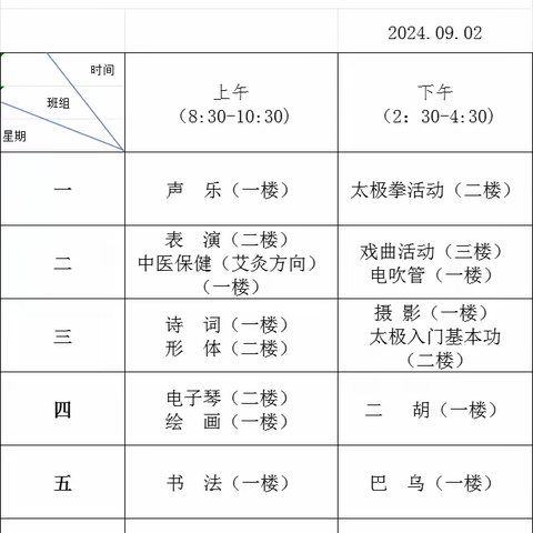 卢龙县老年大学 2024年秋季学期招生简章