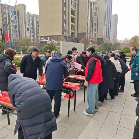 翰墨飘香迎新春，社区共庆纳福气——甘棠街道站北社区与未来城物业共建“迎新春纳福气”主题活动