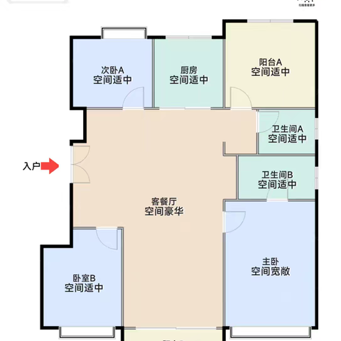 栖山悦府2025.8.27号129平户型结构空间照片及视频