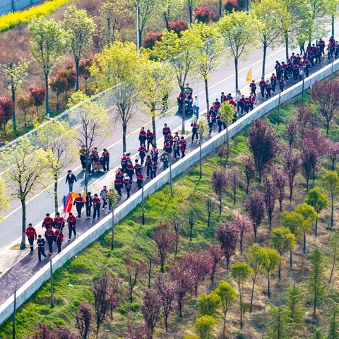 春光诗韵润心田 古亳文化永传承——偃师区伊洛教育集团伊洛中学“诗韵春天 古亳寻圣”春日远足活动