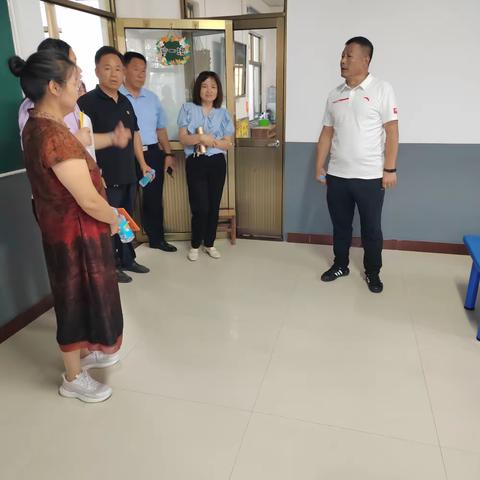 迎检查，促成长——彭楼镇艺菻幼儿园欢迎上级领导来园检查指导