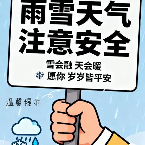 【安全提醒】叮咚！您有一份雪天安全温馨提示，请查收！
